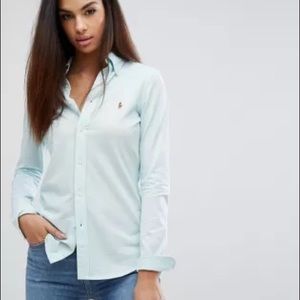 Ralph Lauren Knit Cotton Oxford Shirt